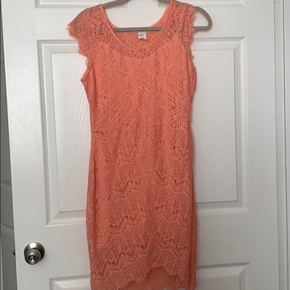 Peach dress